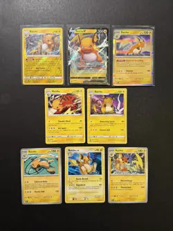 8 Raichu V Pokemon Card Collection SM SWSH SV Reverse Holo Ultra Rare PTCG A2 - Image 1