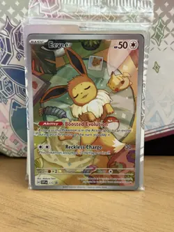 SEALED Eevee 173 Prismatic Evolutions SVP Black Star Promo Pokemon Card NM - Image 3