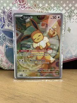 SEALED Eevee 173 Prismatic Evolutions SVP Black Star Promo Pokemon Card NM - Image 5