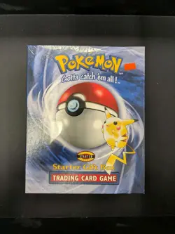 1999 ORIGINAL POKEMON TRADING CARD GAME STARTER GIFT BOX SEALED! W/SEAL & PACK! - Image 1