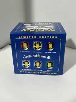 Burger King Pokemon Poliwhirl 23K Gold Plated Card Red Box Sealed 1999 - Image 4