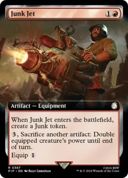 Junk Jet (Extended Art) - Near Mint MTG Universes Beyond: Fallout - Image 1