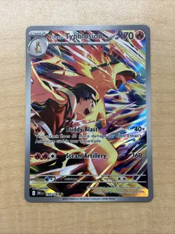 Pokemon SV 2025 Destined Rivals Dri en Ethan's Typhlosion Card #190/182 - Image 1