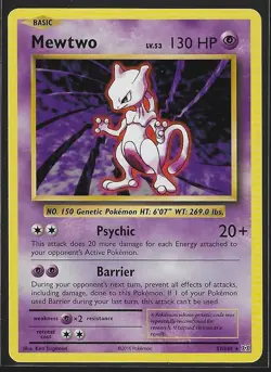 Mewtwo 51/108 Pokemon Card TCG 2016 XY Evolutions Nintendo NM+ - Image 1