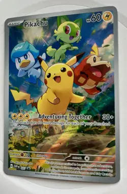 Pikachu - 027 (Pokemon Center Exclusive) Sv: Scarlet & Violet Promo Cards Holo - Image 2