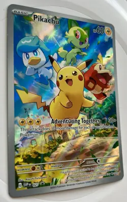 Pikachu - 027 (Pokemon Center Exclusive) Sv: Scarlet & Violet Promo Cards Holo - Image 3