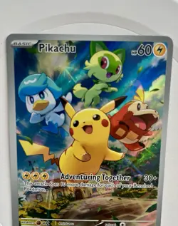 Pikachu - 027 (Pokemon Center Exclusive) Sv: Scarlet & Violet Promo Cards Holo - Image 4