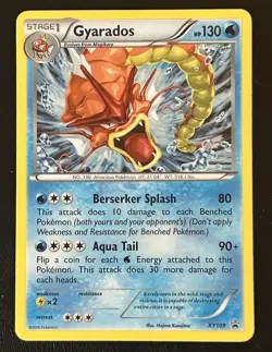 Gyarados XY109 Shiny Holo Promo English Exclusive Pokemon Card - Image 1