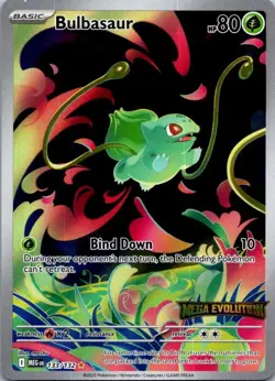 Bulbasaur - (Mega Evolution Stamped) Illustration Rare Miscellaneous Cards & Pro - Image 1
