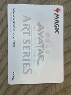 Aang, Swift Savior 20/54 - Art Series Avatar TLA MTG Art Card - Image 2