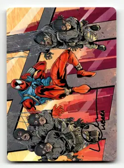 Scarlet Spider, Ben Reilly Art Card (Gold-Stamped Signature) 38 S Art Series: Ma - Image 1