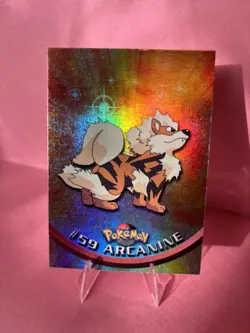 Topps Blue Label 1999 #59 Arcanine Holo/Foil Card Near Mint - Image 3