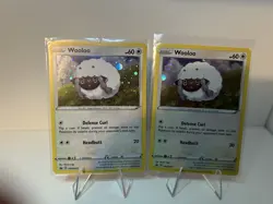 Wooloo SWSH011 SWSH: Sword & Shield Promo Cards Holo x 2 NM - Image 1