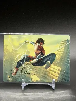 Spider Man Gold Stamped Art Card 31/54 - Image 1