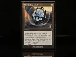 Unwinding Clock #61 Rare (FOIL) - The Brothers' War: Retro Frame Artifacts MTG - Image 1