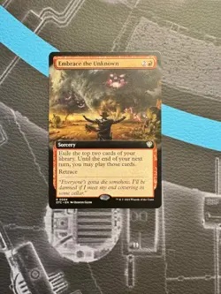 Embrace the Unknown Commander: Outlaws of Thunder Junction Extended Art Rare - Image 1