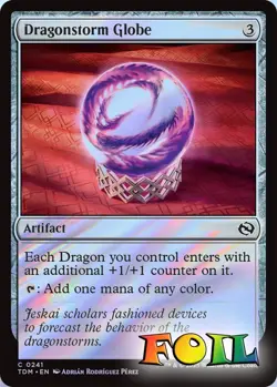 Dragonstorm Globe 0241 MTG Tarkir: Dragonstorm Common NP Foil - Image 1