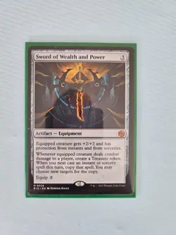 x1 Sword of Wealth and Power BIG The Big Score MTG 26 MYTHIC M/NM 1x - Image 1