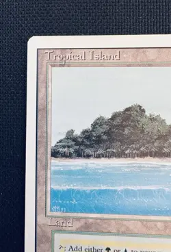 Tropical Island Dual Land (Revised Edition) Magic the Gathering MTG 1994 Rare - Image 2