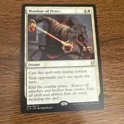 MTG ~ Mandate of Peace ~ Commander 2019 ~ Near Mint - Image 1
