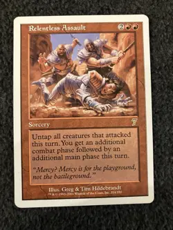 Magic The Gathering MTG - Relentless Assault - 8th Edition - Image 1