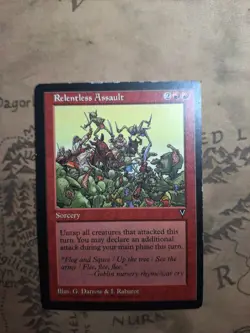MTG VINTAGE Relentless Assault Visons MAGIC THE GATHERING MP - Image 3
