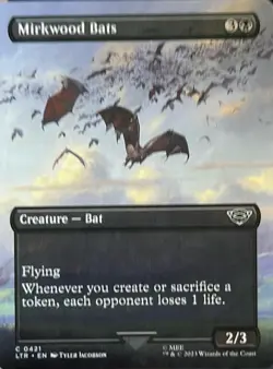 MTG THE LORD OF THE RINGS: TALES OF MIDDLE-EARTH #421 MIRKWOOD BATS - Image 1