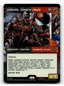 Carnage, Crimson Chaos (Borderless) 227 Foil R Marvel's Spider-Man - Image 1