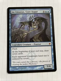 MTG Jin-Gitaxias, Core Augur New Phyrexia 37/175 Regular Mythic - Image 1
