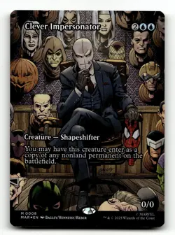 Clever Impersonator (Borderless) 8 Foil M Marvel Universe Eternal-Legal - Image 1