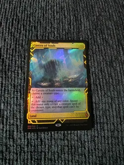MTG Cavern of Souls Zendikar Rising Expeditions Foil - Image 1