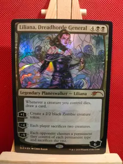 Liliana, Dreadhorde General Borderless Foil - Secret Lair Drop Series - NM - MTG - Image 1