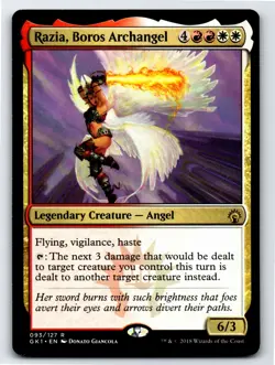 Razia, Boros Archangel R Guilds of Ravnica: Guild Kits # 93 NM Normal - Image 1