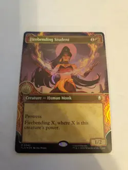 Firebending Student Showcase FOIL MTG Avatar: TLA Nm/M - Image 1