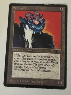 Magic the Gathering MTG Antiquities Su-Chi HP (Beta Bob) - Image 1
