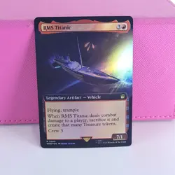 LP RMS Titanic Extended Art Foil Doctor Who MTG Magic the Gathering - Image 1