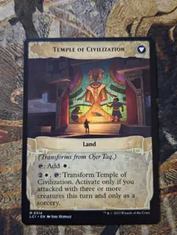 MTG Ojer Taq, Deepest Foundation Temple of Civilization Showcase, Near Mint - Image 2