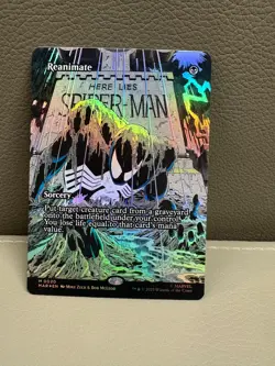 Magic the gathering Spider-Man Reanimate (Borderless) Foil MAR M 0020 plus xtra - Image 1