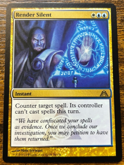 Magic the Gathering MTG- Render Silent- NM- 096/156- Dragon's Maze - Image 3