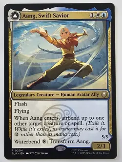 Aang, Swift Savior NM Normal R Avatar: The Last Airbender 204 - Image 1