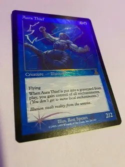 Magic the gathering FOIL " Aura thief " original Urzas Destiny - Image 1
