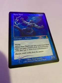 Magic the gathering FOIL " Aura thief " original Urzas Destiny - Image 2