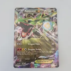 Pokemon TCG Rayquaza-EX XY73 Holo Promo Rare LP - Image 1