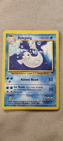 Dewgong - Pokemon TCG - MP - Uncommon - Base Set 25/102 - Image 1