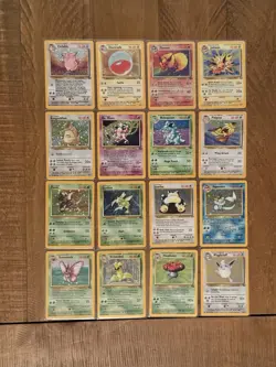 Pokemon Complete Vintage Sets - JUNGLE 64/64, FOSSIL 61/62, TEAM ROCKET 83/82 - Image 2
