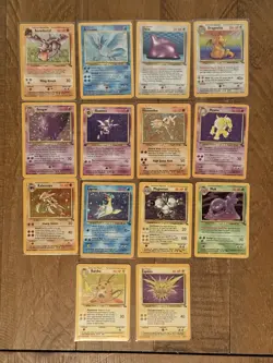 Pokemon Complete Vintage Sets - JUNGLE 64/64, FOSSIL 61/62, TEAM ROCKET 83/82 - Image 4