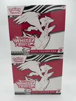 LOT OF 2 - Pokemon White Flare Elite Trainer Box - Factory Sealed ETB - Image 1