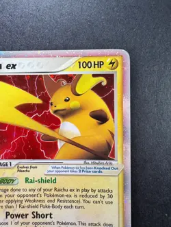 2005 POKEMON EX EMERALD RAICHU EX-HOLO TCG - Image 3