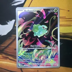 Bulbasaur - 133/132 Pokemon TCG Mega Evolution Illustration Rare NM/MINT - Image 1
