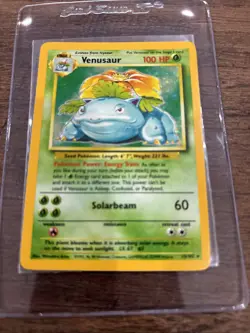 Pokemon TCG Venusaur Base Set 15/102 Holo 1999-2000 Wizards Base Set... - Image 2